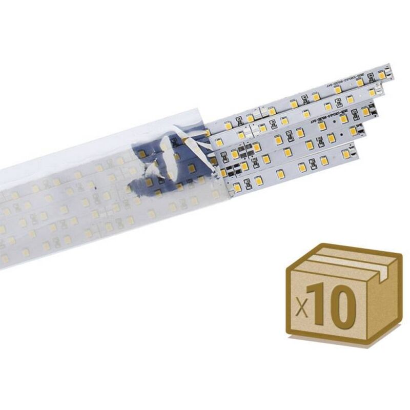 

Set 5 tiras LED rígidas EPISTAR SMD2835, DC24V, 1m (90Led/m) - IP20, Blanco neutro - Blanco neutro