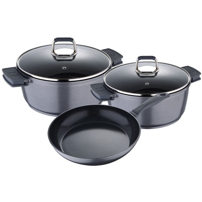 

Set 5pc batería de cocina aluminio, inducción, Titan
