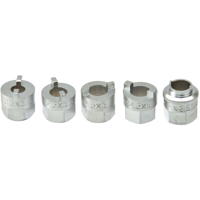 Tooltek - set 5pz bussole per ghiere