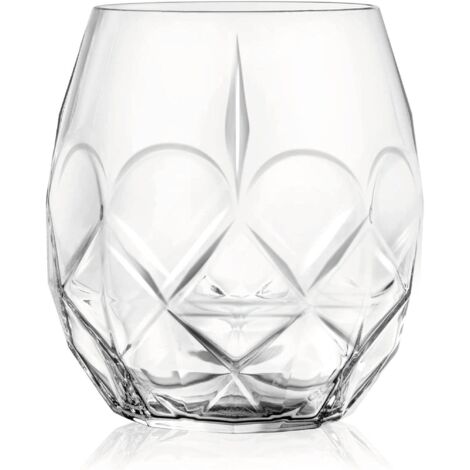 Set 6 Bicchieri Acqua linea Alkemist 38 cl In Cristallo Luxion