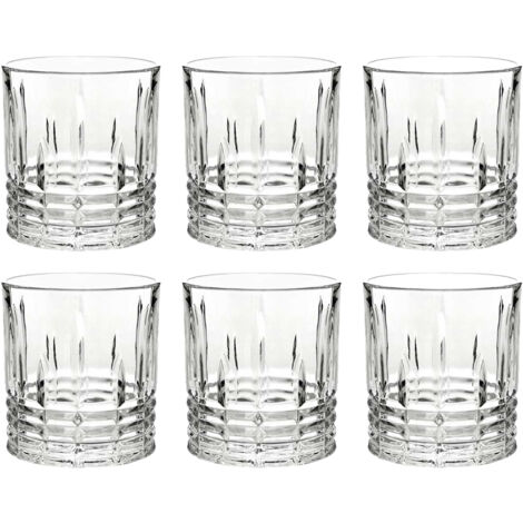 SET 6 BICCHIERI OLD STYLE IN VETRO CON CAPIENZA DA 300 ML PER AMANTI DI
