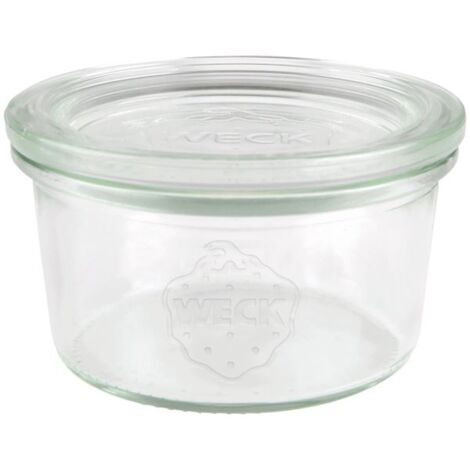 Set 6 Bocaux Coniques Droits 165 Ml - Weck