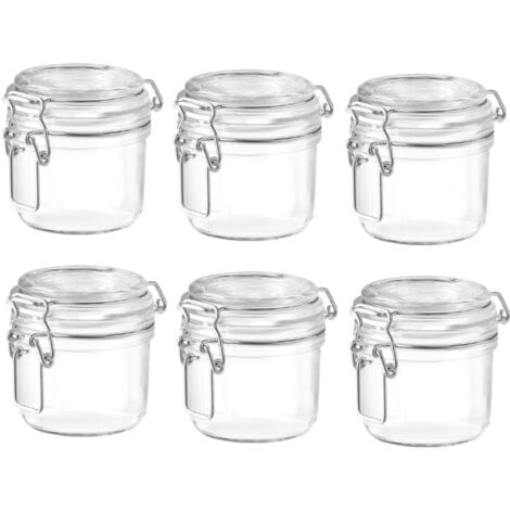 SET 6 BORMIOLI FIDO VASO ERMETICO 200 CC