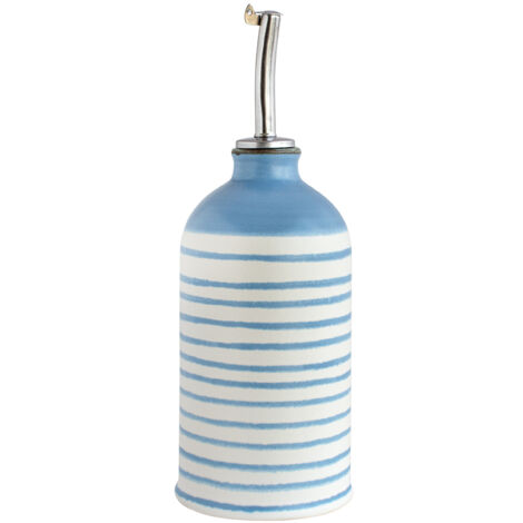 Set 6 Botella de aceite de Oliva 300ml Azul