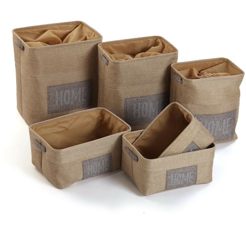 

Set 6 Cestas Beige