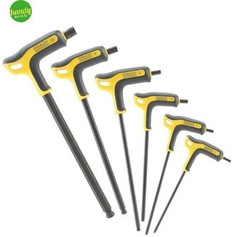 Set 6 chiavi maschio Stanley