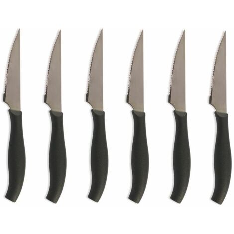 SET 6 COLTELLI BISTECCA 21CM LAMA LARGA DENTIGRAND