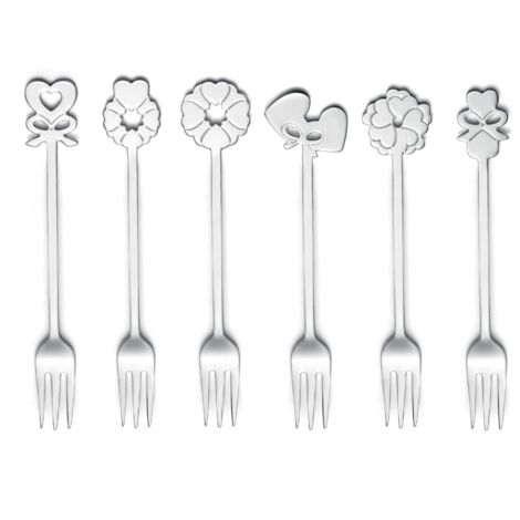 Set 6 Forchettine Dolce Love Guzzini