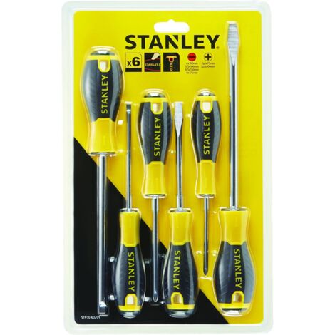 Set 6 Giraviti Stanley Essential Con Lama Al Cromo Vanadio STHT0-60209