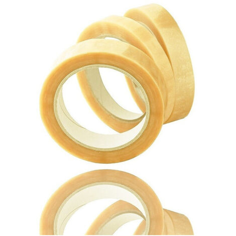 Set 6 Pcs. Ruban Adhésif Transparent Rouleau 1.8cm X 50 M Boîtes D'emballage