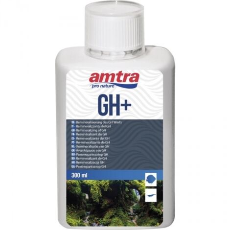 Set 6 pezzi Amtra Gh più  300 ml Integratore di sali per acqua osmotica