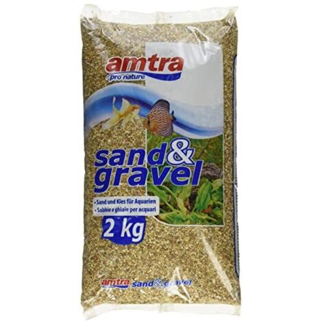 Set 6 pezzi Sabbia Ambra 1-2mm kg 2.: Sabbia Ambra 1-2mm per acquari