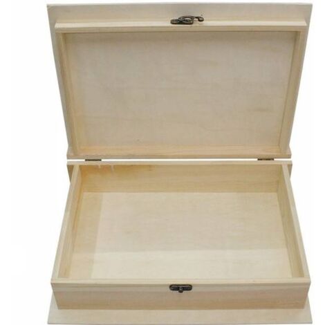 Vetrineinrete® Set 2 scatole in Legno Ovale per decoupage Scatola per Decorazioni portagioie matrioska Cofanetto Gioielli 6600 B33 