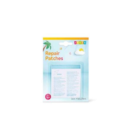 SET 6 TOPPE DI RIPARAZIONE 7X7CM IN PVC
