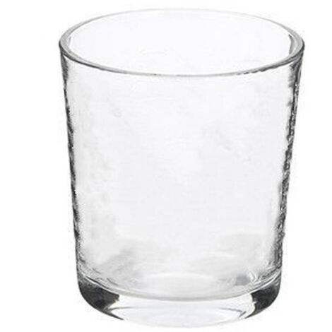 Set 6 Vasos Transparentes 260ml Para Agua De Mesa Bebida Caliente El -