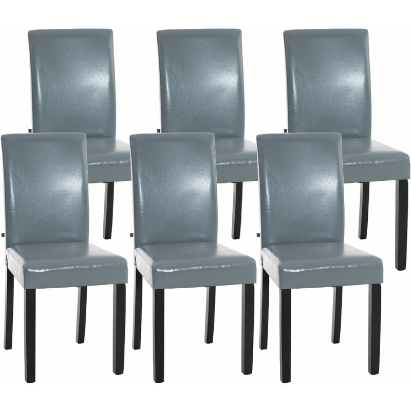 

CLP - Set 6x Sillas de Comedor Ina ~ Base Negra Gris