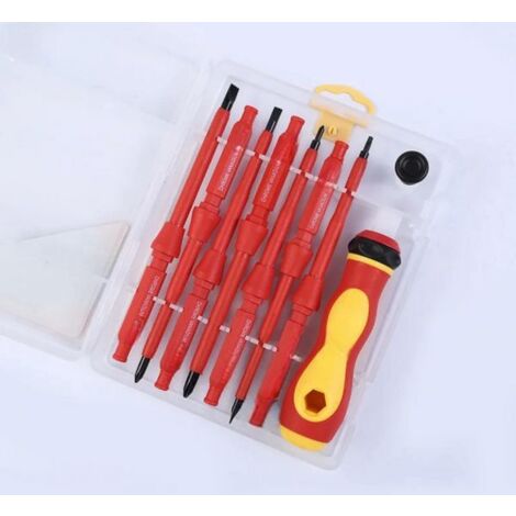 Set 7 Cacciaviti isolati per elettricista  punta magnetica intercambiabile 5232