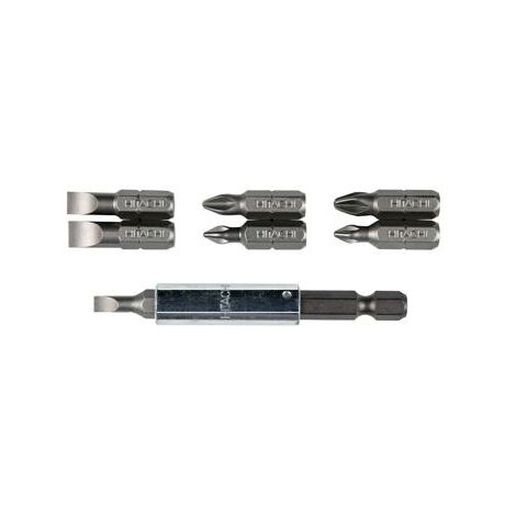 Set 7 embouts assortis + p-embout magn. 1/4" HIKOKI 752397