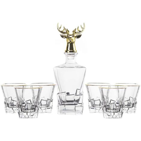 Set 7 Piezas Whisky Cristal 820 Ml