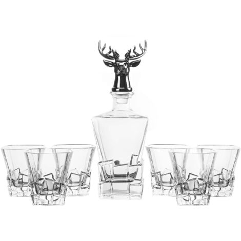 Set 7 Piezas Whisky Cristal 820 Ml