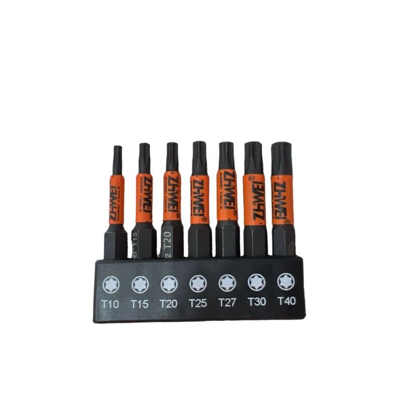 Set 7 punte esagonali per Trapano AvvitatoreT10