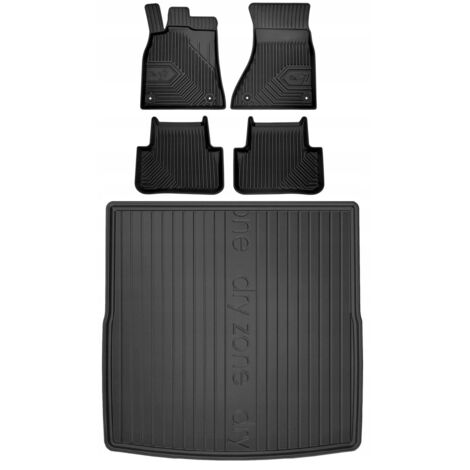 SET 77 Alfombrillas de goma y alfombra AUDI A4 B8 SEDAN 2008-2015