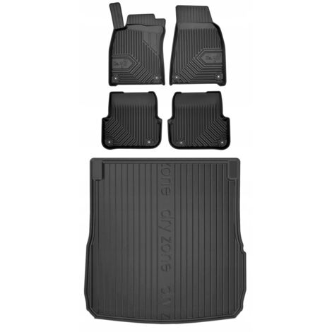 SET 77 Alfombrillas de goma y alfombrilla AUDI A6 C6 Estate 2004-2011