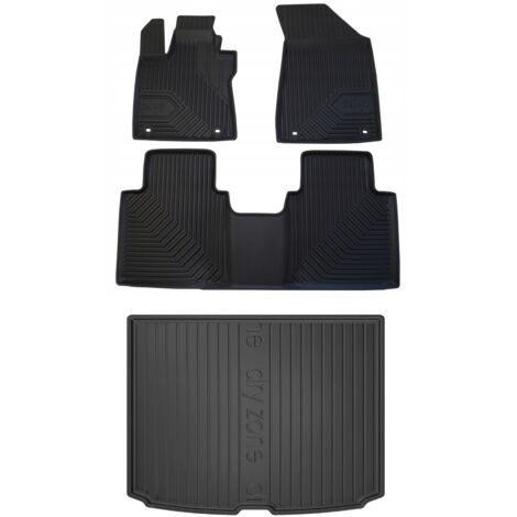 SET 77 Alfombrillas de goma y alfombrilla NUEVO MG HS 2 desde 2024-