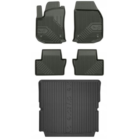 SET 77 Alfombrillas y colchoneta Opel Zafira B 2005-2014 7 plazas con