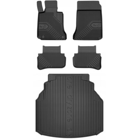 SET 77 Fußmatten und Fußmatten Mercedes C W204 Limousine 2007-2014