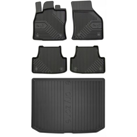 SET 77 Gummimatten und Fußmatten AUDI A3 8V Schrägheck 2012-2019 dkz