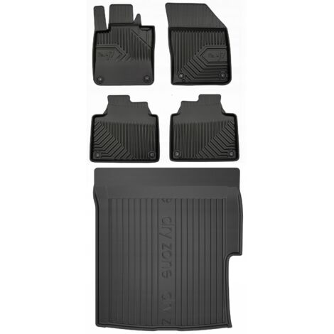 SET 77 Tapis et housse en caoutchouc pour Volvo S90 Hybride à partir de 2016