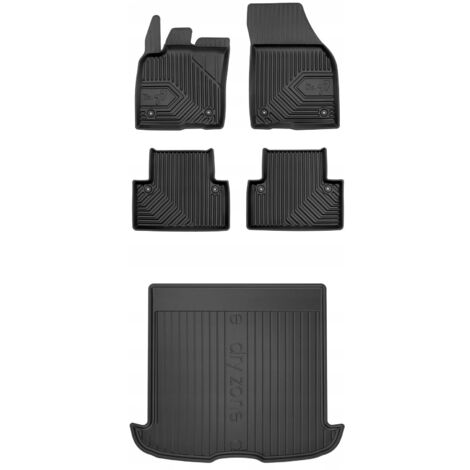 SET 77 Tapis et housse en caoutchouc pour Volvo V50 de 2004 à 2012