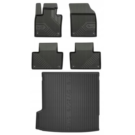 SET 77 Tapis et housse en caoutchouc Volvo XC90 2 à partir de 2014-