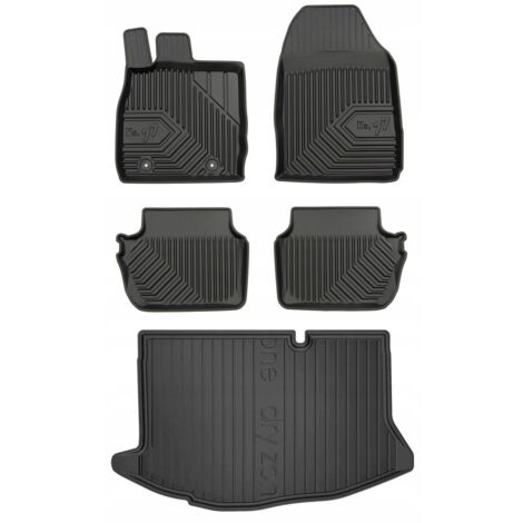 SET 77 Tappetini e Tappetini Ford Fiesta Mk7 Hatchback 2008-2017