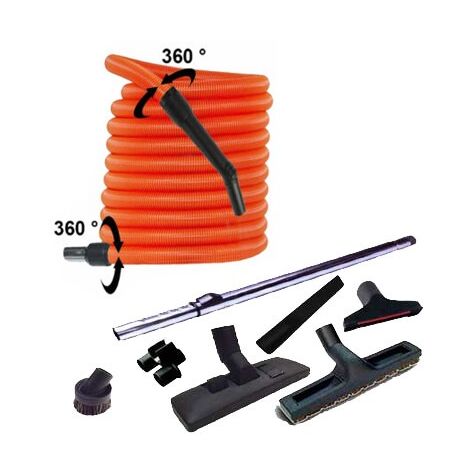 Set 8 accessoires + 1 flexible orange - longueur au choix - 4m