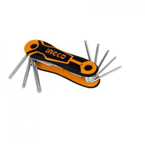 SET 8 CHIAVI TORX POCKET TASCABILI INGCO HHK14083