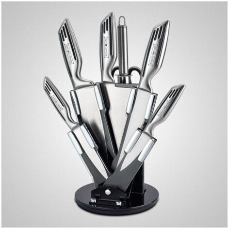 Set 8 Couteaux En Acier Fourbi De Cuisine