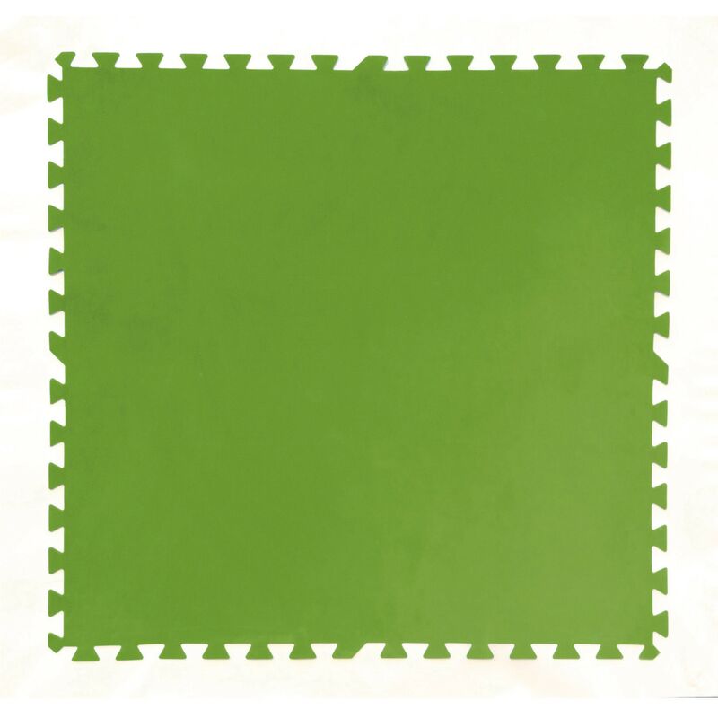Capaldo - Bestway 58636 tapis de piscine en polyéthylène vert 78x78 cm pack de 9pcs - Salon