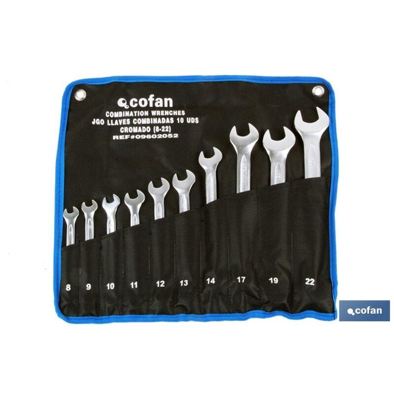 

Otros - Set 8 pcs llaves combinadas de 8 a 22