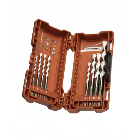 Set 8 pz punte multimateriale Milwaukee 4932471112