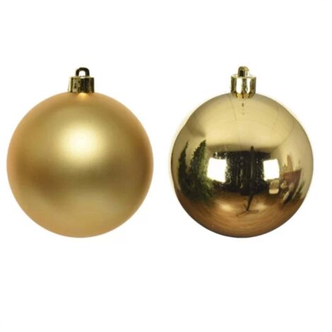 Set 8 Sfere in vetro soffiato Perla 7cm addobbo albero Natale