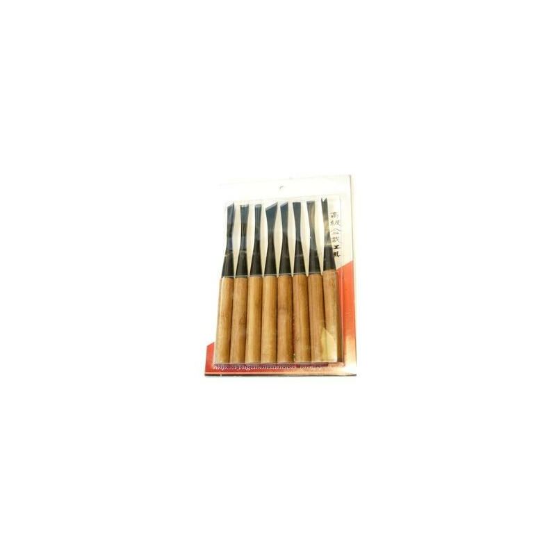 

Planeta Huerto Bonsái - Set 8 unidades Gubia 225mm RYUGA