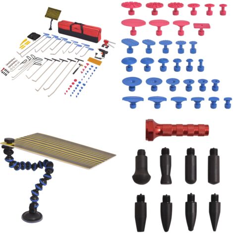 Set 87 pz Rimozione Ammaccature senza Verniciatura Acciaio Inox - Ammaccature auto - Strumenti per auto