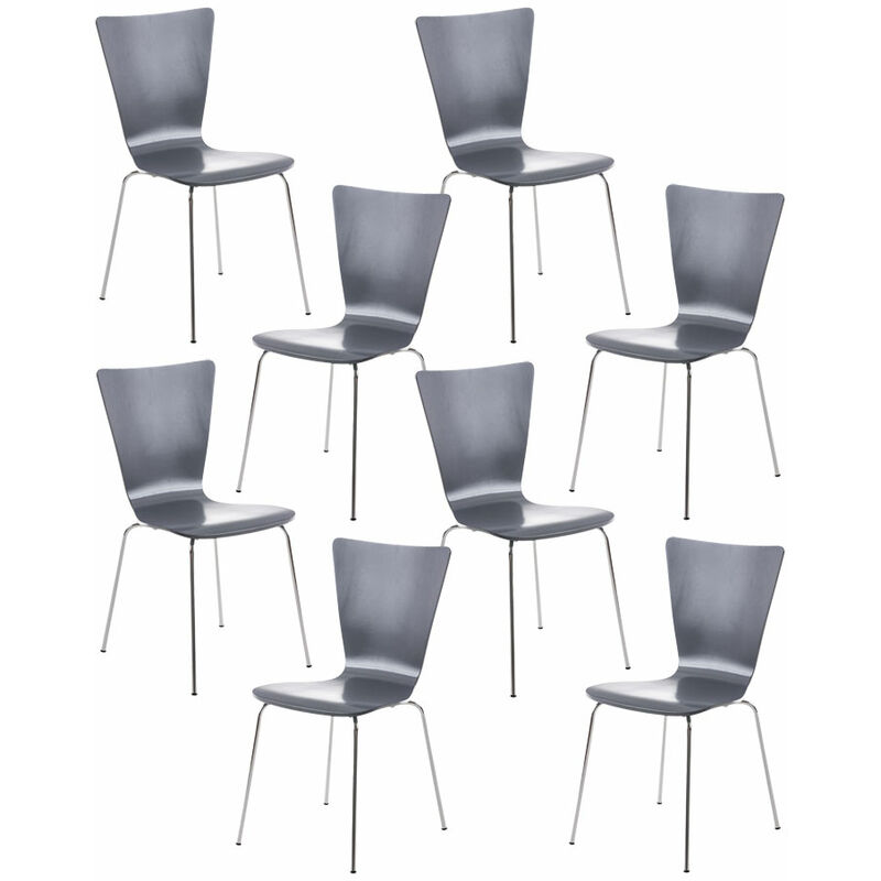 

CLP - Set 8x Sillas de Visita Aaron Gris
