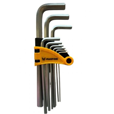 Set 9 Chiavi A Brugola Esagonali Extra Lunghe Da 1.5 mm a 10 mm YX-1005