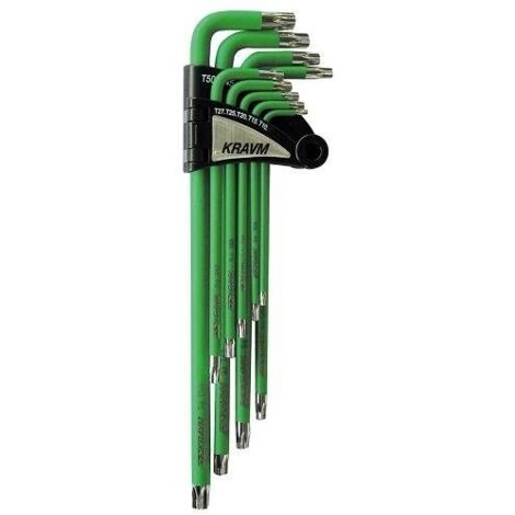 SET 9 CHIAVI TORX SECURITY RIVESTITE