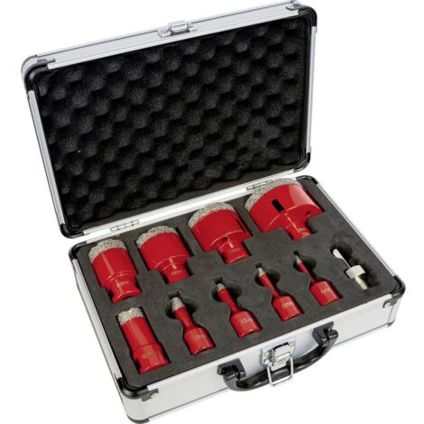 Set 9 frese diamantate x gres 6-68mm Holzmann dtbks6-68