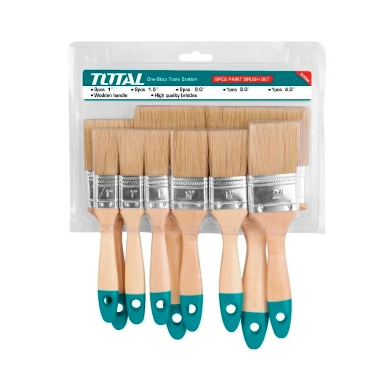 

Set 9 paletinas pintor mango madera THT8414091 - Total Tools