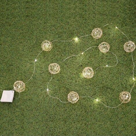 SET 9 PALLE 5 CM CON LUCE LED